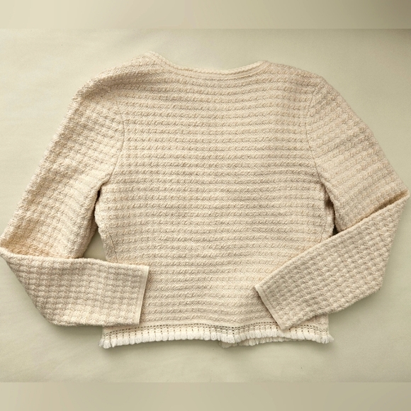Sandro Coatigan, Cream Color, Size S - Picture 2 of 4